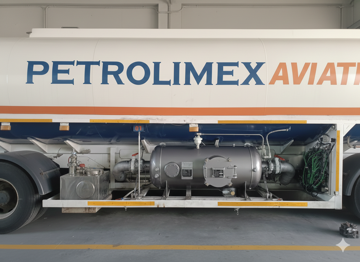 CHUYỂN ĐỐI, LẮP ĐẶT BÌNH LỌC NGƯNG TÁCH TRÊN XE TRA NẠP 10.000 USG HÃNG SKYMARK –  KHÁCH HÀNG CÔNG TY CỔ PHẦN NHIÊN LIỆU BAY PETROLIMEX